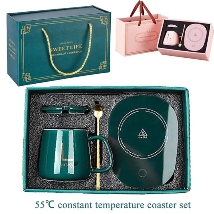 Portable Coffee Cup Warmer Heater Set