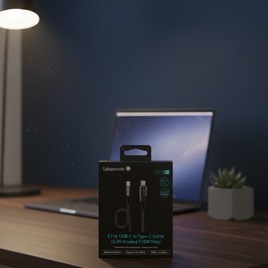 Sabawoon S116 USB-C to USB-C Cable