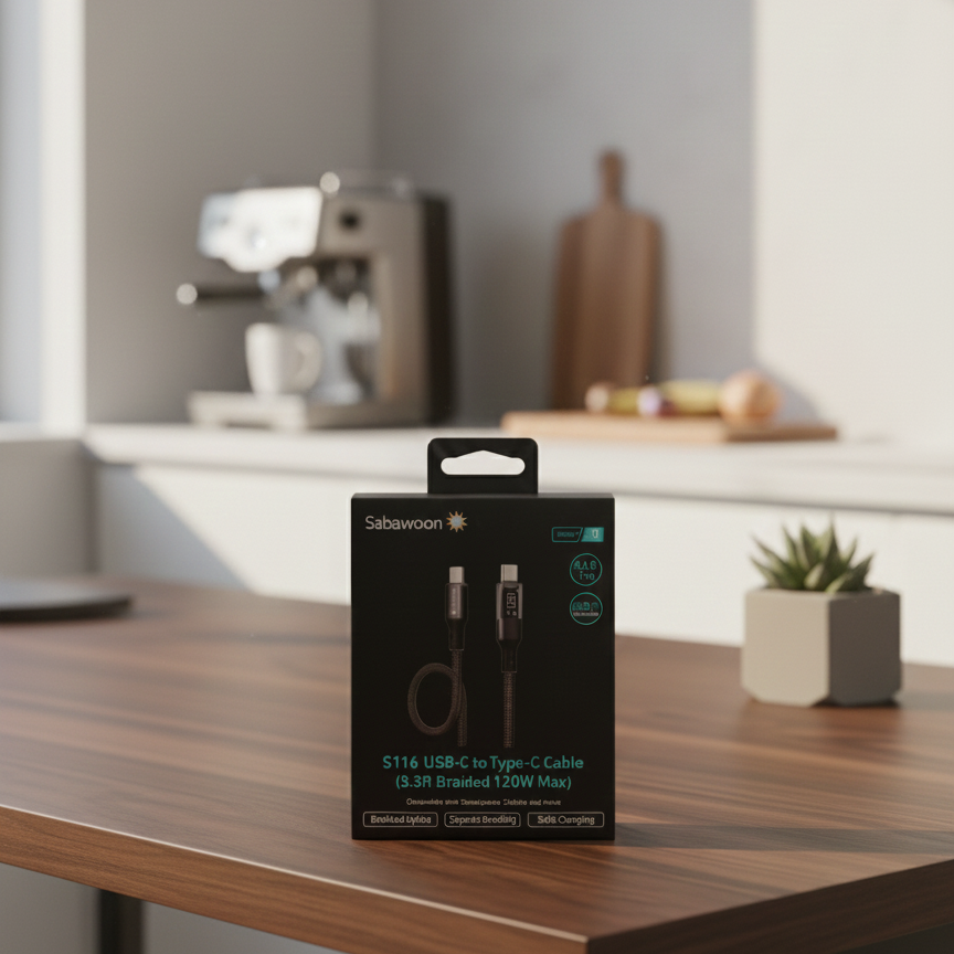 Sabawoon S116 USB-C to USB-C Cable