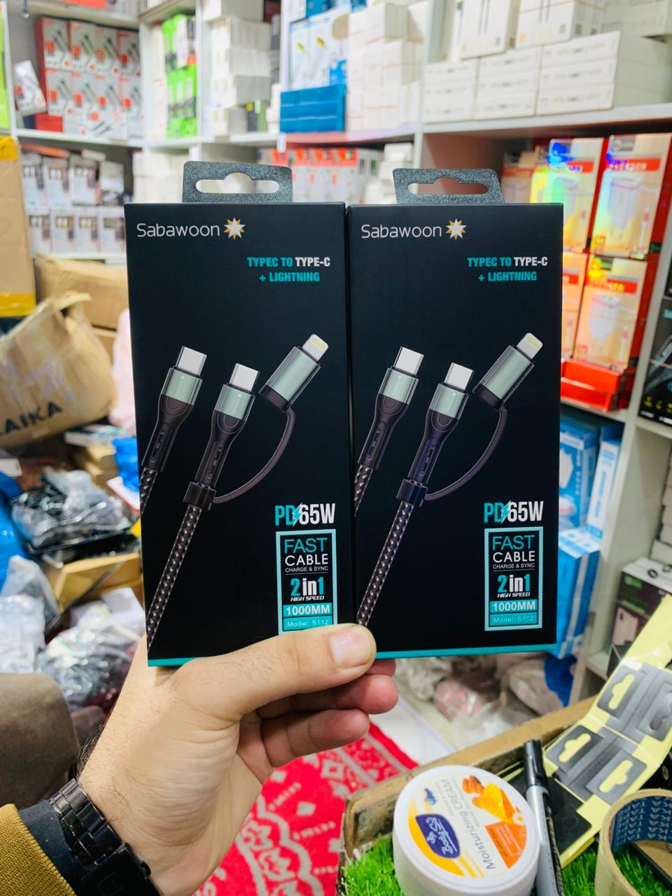 Sabawoon S112 2‑in‑1 Cable