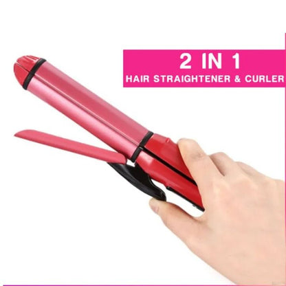 Combo Of 2 In 1 Hair Straightener & Curler