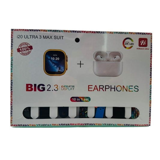 i20 Ultra Max Suit Smartwatch