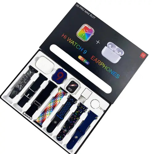 i30 Pro Max Suit Smart Watch & Earbuds Combo
